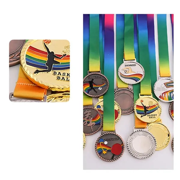 Gold Silver Bronze Award Medals