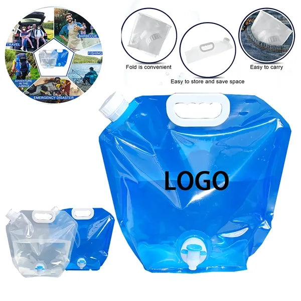 1.3 Gallon Foldable Drink Container Bag with Spigot