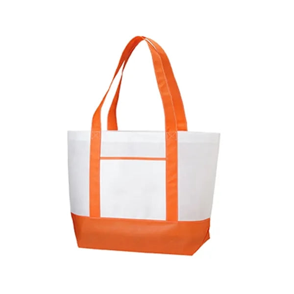 Two Tone Non Woven Boat Tote Bag