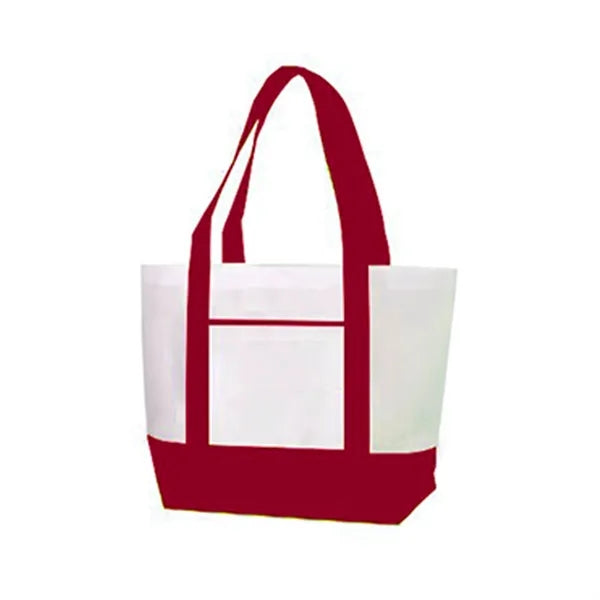 Two Tone Non Woven Boat Tote Bag