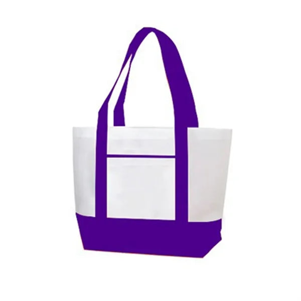 Two Tone Non Woven Boat Tote Bag