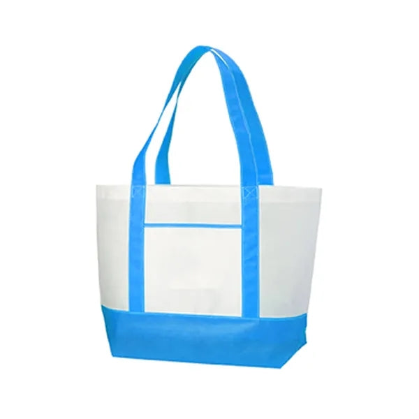 Two Tone Non Woven Boat Tote Bag