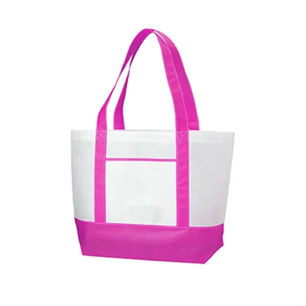 Two Tone Non Woven Boat Tote Bag