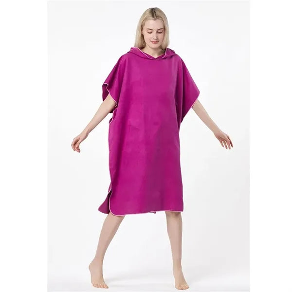 Microfiber Beach Wearable Bath Towel Quick-Drying Cape