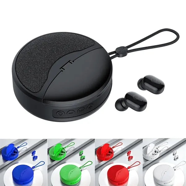 2 IN 1 Wireless TWS in-Ear Headset and Blue/tooth Speaker