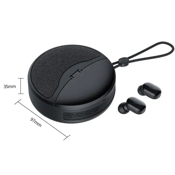 2 IN 1 Wireless TWS in-Ear Headset and Blue/tooth Speaker