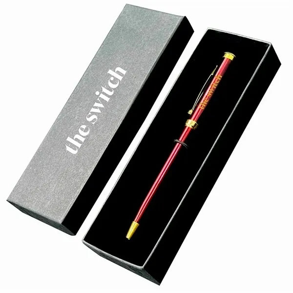 Zeeman-II Brass Ballpoint Pen with Gift Box