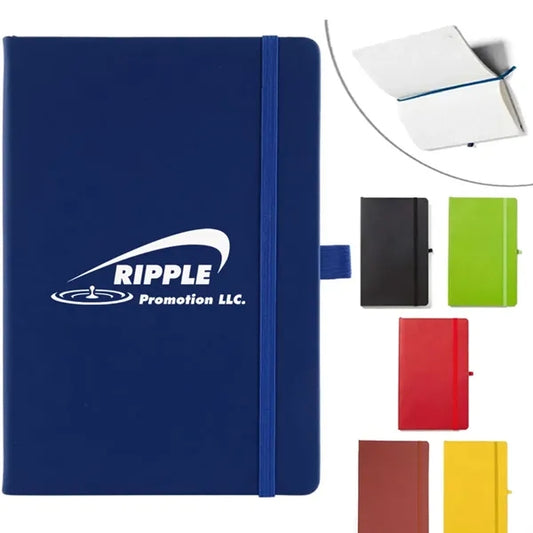 A5 Retro Faux Leather Cover Simple Notepad