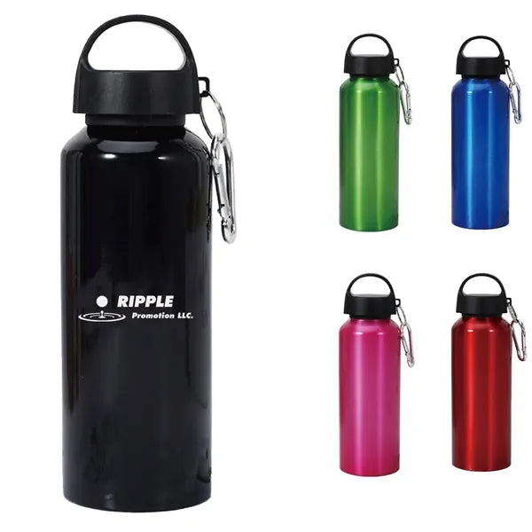 Sublimation Aluminium Sports Water Bottle with Carabiner