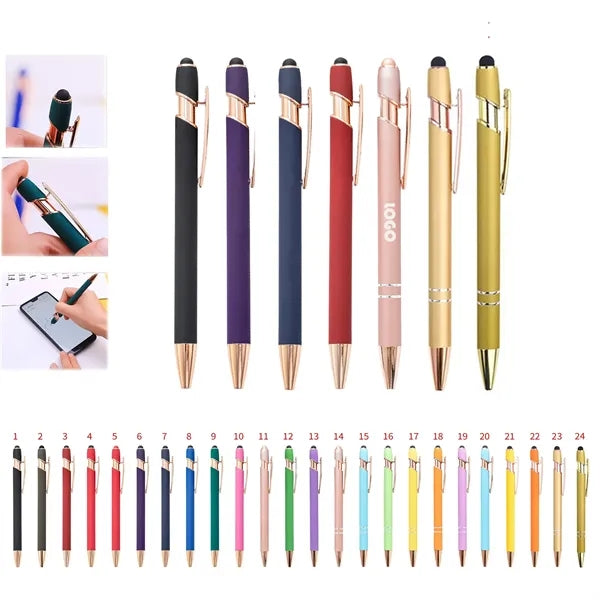 Elegant Ballpoint Pen with Stylus Tip