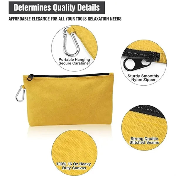 Canvas Tool Bags - Heavy Duty Zipper Set
