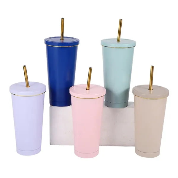 26 oz. Stainless Steel Insulated Mug With Lid And Straw