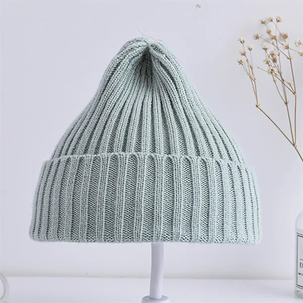 Children's Knitted Rib Beanie Winter Skull Cap Gifts
