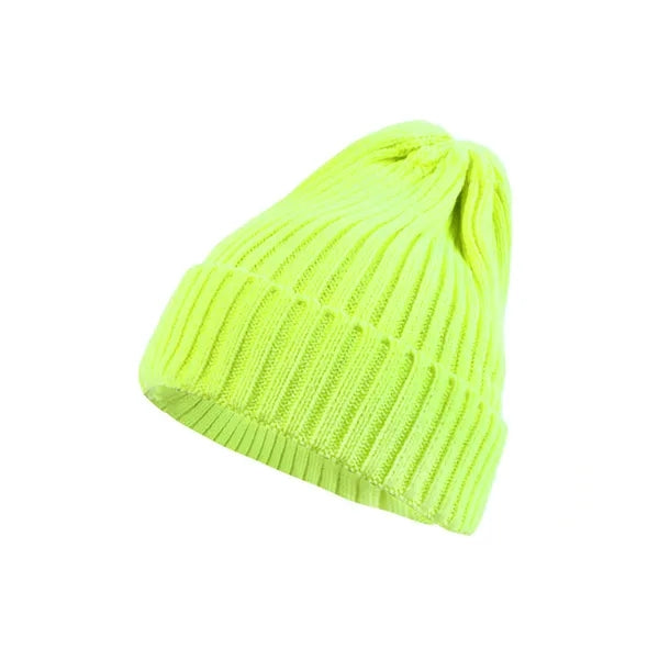 Children's Knitted Rib Beanie Winter Skull Cap Gifts