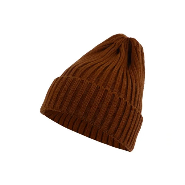 Children's Knitted Rib Beanie Winter Skull Cap Gifts
