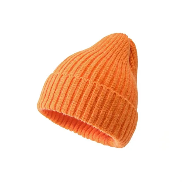 Children's Knitted Rib Beanie Winter Skull Cap Gifts