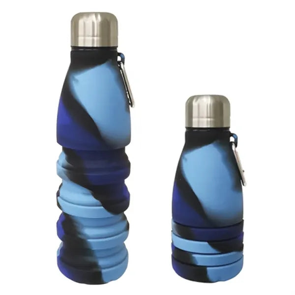18oz Collapsible Retractable Portable Sports Water Bottle