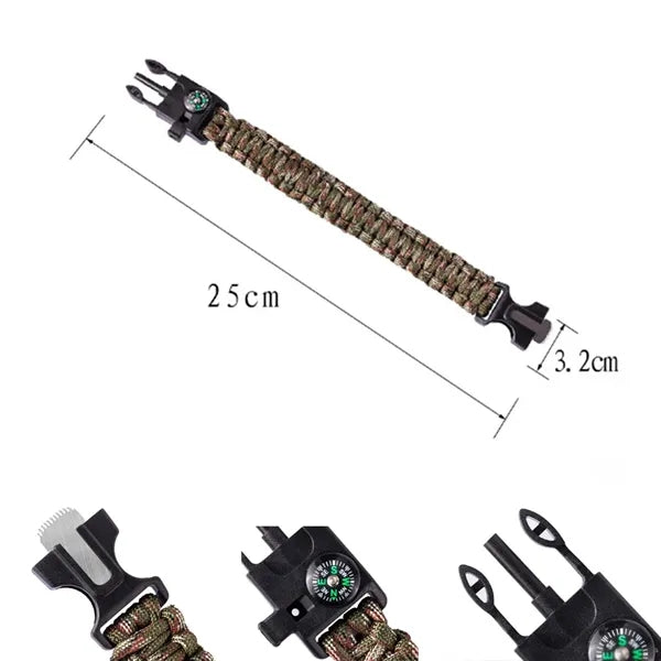 Ultimate Tactical Survival Emergency Paracord Bracelets