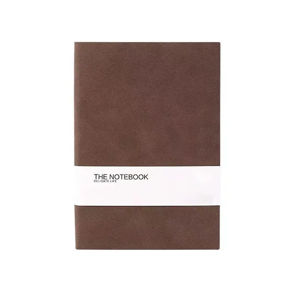 A5 Leather Business Lined Notebook Travel Journal