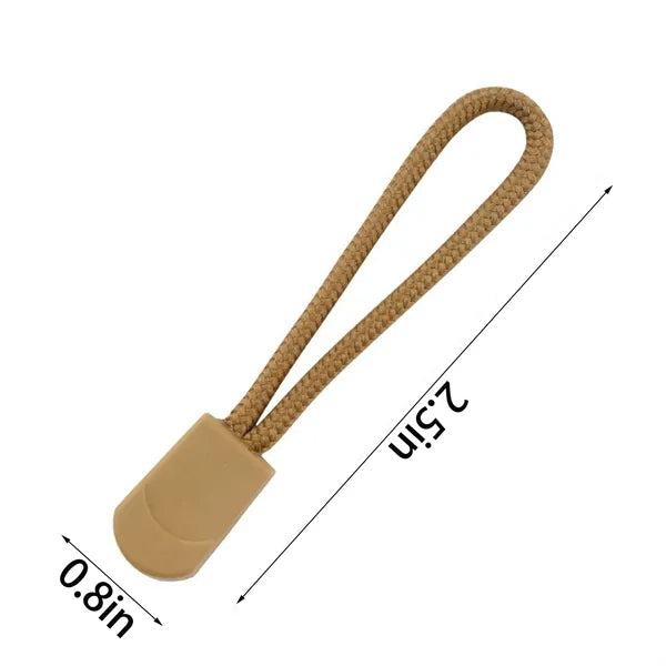 PVC Zipper Puller Backpack Clothing Tab
