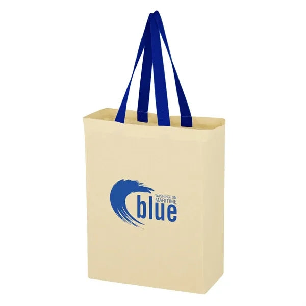 Natural Cotton Canvas Tote Bag