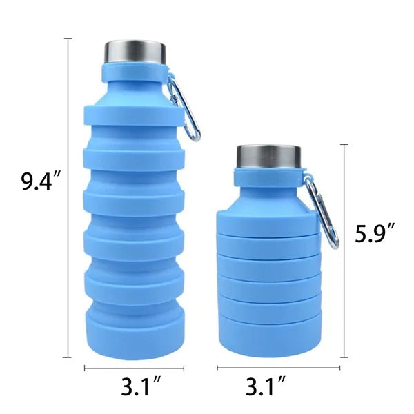 Collapsible Water Bottle Camping Reuseable Leak Proof Sports