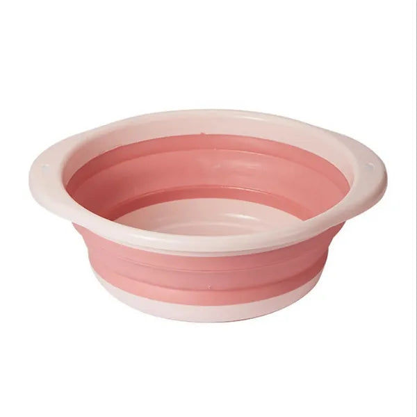 Plastic Round Foldable Kitchen Washing Basin