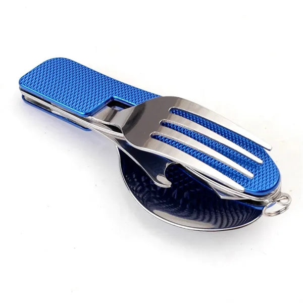4 In 1 Folding Camping Utensil Set