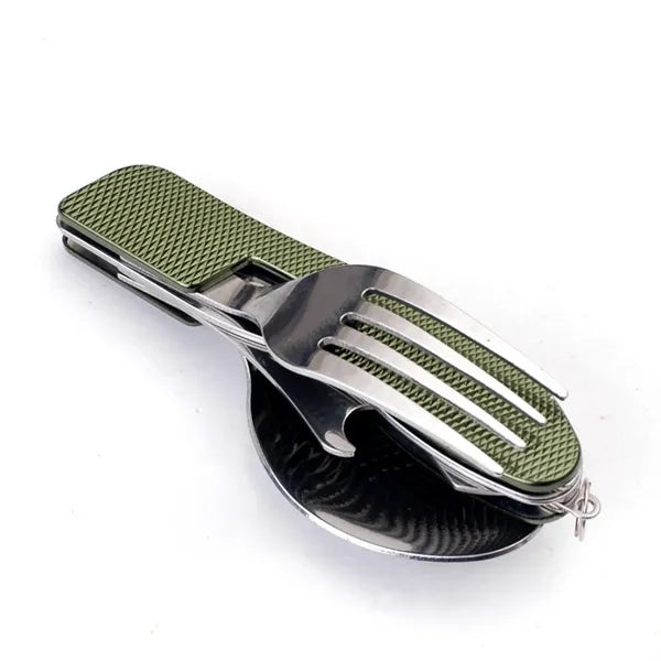 4 In 1 Folding Camping Utensil Set