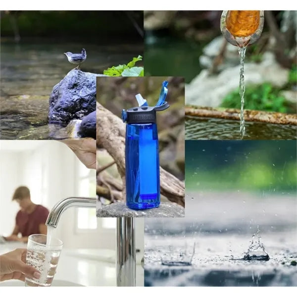 Portable Outdoor Water Purifier Bottle