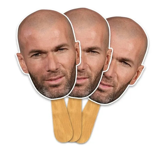 Face Cutout Hand Fan