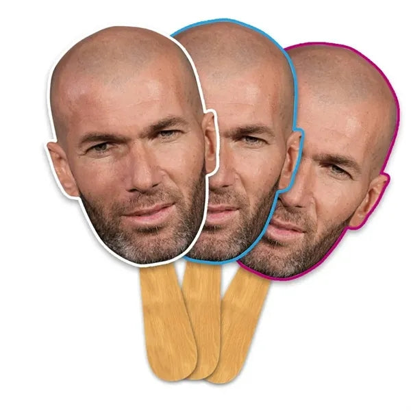 Face Cutout Hand Fan