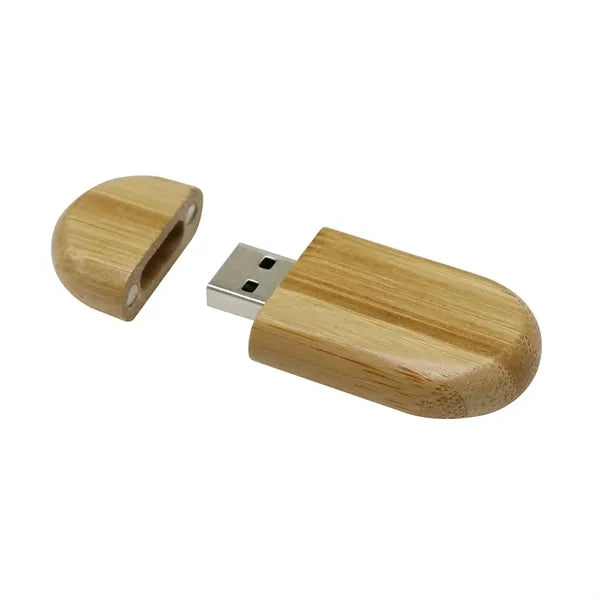 4GB Wood USB Flash Drive Disk Memory Stick w/Wooden Box
