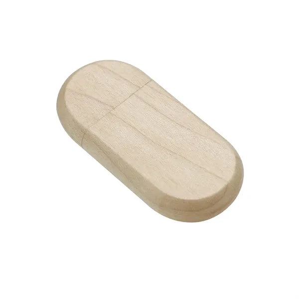 4GB Wood USB Flash Drive Disk Memory Stick w/Wooden Box