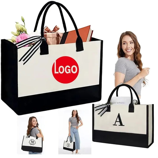 Canvas bag shopping handbag