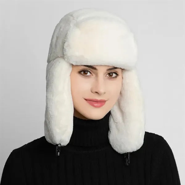 Women's Warm Trapper Ear Flap Hat with Buckle Trooper
