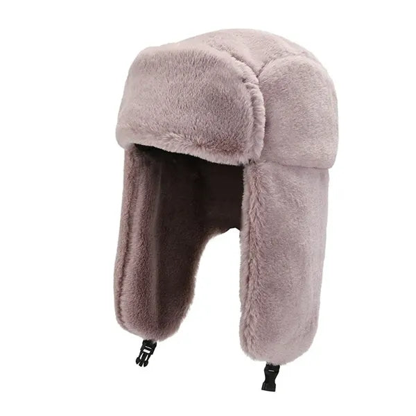 Women's Warm Trapper Ear Flap Hat with Buckle Trooper