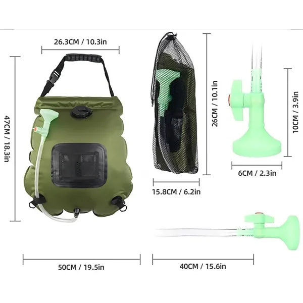 Camping Solar Shower Bag