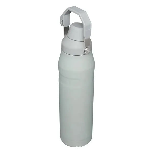 24OZ Water Bottle with Handle and Angled Spout Lid