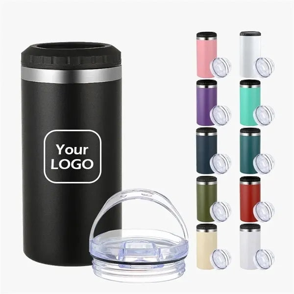 16oz 4-in-1 Can Cooler Insulated Tumbler