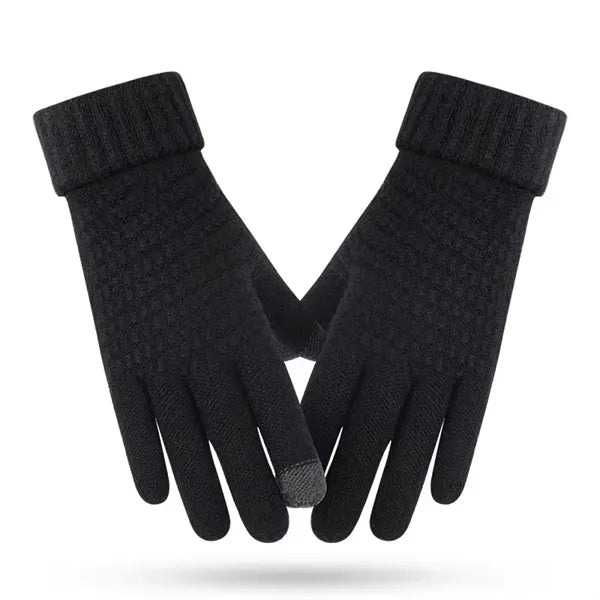 Warm and cold touch screen gloves