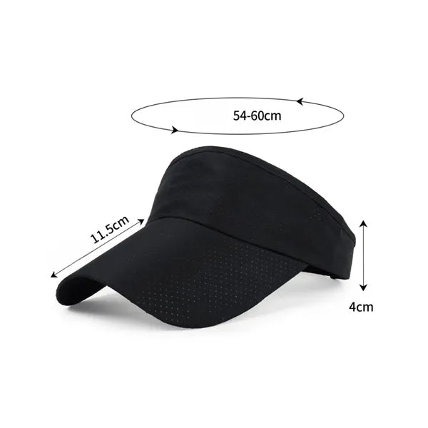 Sport Sun Visor Hats Adjustable Empty Top Golf Baseball Cap