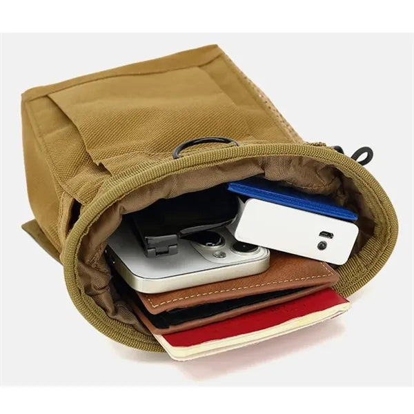 Portable Multifunctional Drawstring bag MOLLE Waist Pouch