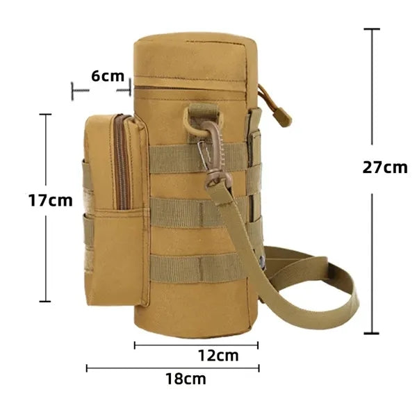 Crossbody Hydration Bag Molle Water Bottle Shoulder Pouches