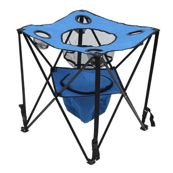 Foldable Camping Table with Cooler