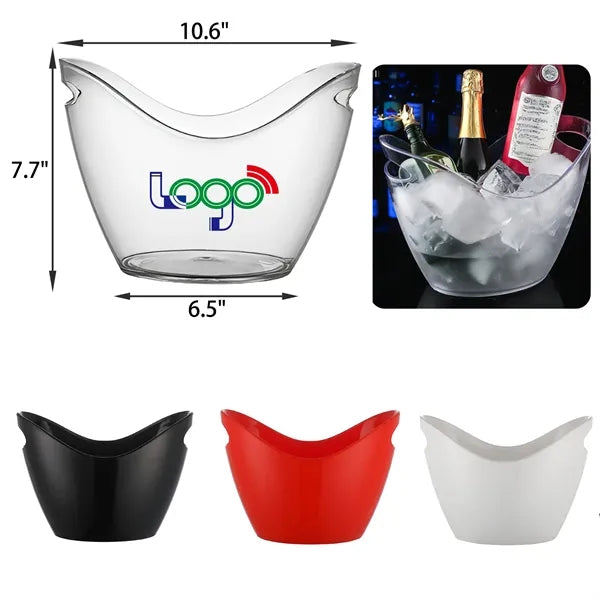 Laser 4L Plastic Beer Ice Bucket