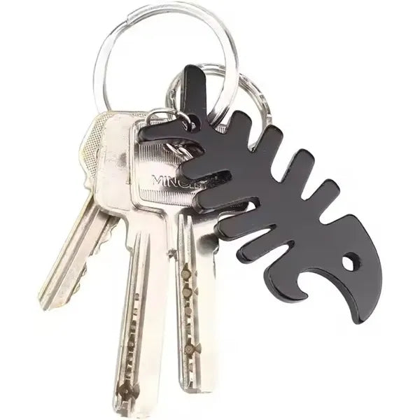 Fish Bone metal Keychain Bottle Opener