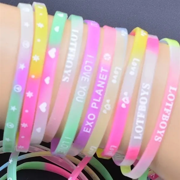 Ultra Thin Silicone Wristbands