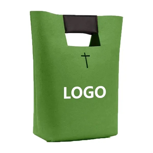 Bible Felt Tote Handbag