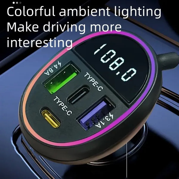 Car phone charger comes with data cable